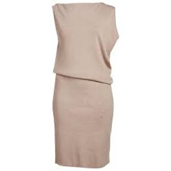 REISS Claudine Draped Knitted Dress NWT - Picture 2 of 7